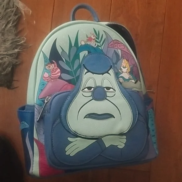 Disney Alice in Wonderland Caterpillar Absolem Loungefly Mini Backpack NWT Alice in Wonderland Caterpillar Mini Loungefly Backpack  main image 4
